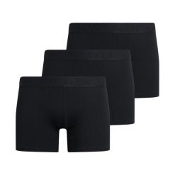 Bokserki Superdry (x3). Czarne bokserki męskie Superdry, bez wzorów, ze skóry. Za 177.20 zł.