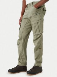G-Star Raw Spodnie materiałowe Rovic D02190-5126 Zielony Tapered Fit. Zielone spodnie materiałowe męskie G-Star Raw, bez wzorów, z bawełny. Za 364.99 zł.