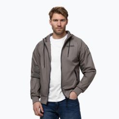 Kurtka męska Pitbull Athletic Logo Nylon Hooded. Szare kurtki męskie PITBULL, m, bez wzorów, z materiału, bez kaptura. Za 229.99 zł.