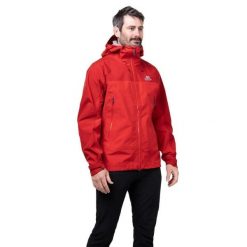 Kurtka trekkingowa męska Saltoro GTX. Czerwone kurtki męskie MOUNTAIN EQUIPMENT, m, bez wzorów, z gore-texu, sportowe, bez kaptura. Za 1,649.99 zł.