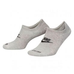 Skarpety Unisex Adult Plus Cushioned Everyday (zestaw 3 Sztuk). Szare skarpetki damskie Nike, bez wzorów. Za 114.99 zł.