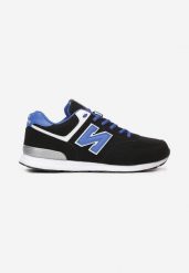 Czarne Buty Sportowe do Kostki z Ozdobną Wstawką i Modnymi Naszywkami Reygan. Czarne buty sportowe męskie Born2be, z aplikacjami, bez zapięcia. Za 129.99 zł.