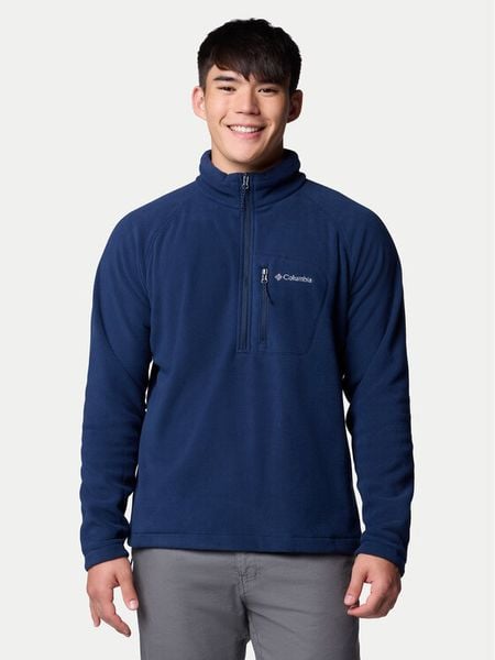 Columbia Polar Fast Trek™ III 1553511 Granatowy Regular Fit. Niebieskie bluzy sportowe męskie Columbia, m, bez wzorów, z polaru, bez kaptura. Za 159.99 zł.