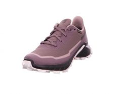 Buty do biegania damskie Salomon Alphacross 5 Gtx. Fioletowe obuwie trekkingowe damskie Salomon, z materiału, bez zapięcia. Za 577.00 zł.