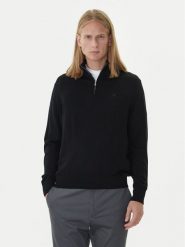 Calvin Klein Sweter LV04LD318G Czarny Regular Fit. Czarne swetry męskie Calvin Klein, l, bez wzorów, z wełny, bez kołnierzyka, bez ramiączek. Za 539.99 zł.
