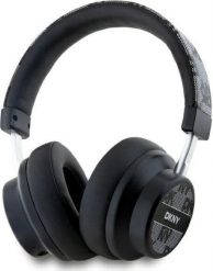 Słuchawki DKNY Bluetooth On-Ear Headphones DKBHM2PCSHLK Black/Black Checkered Pattern. Czarne słuchawki bezprzewodowe DKNY. Za 198.76 zł.
