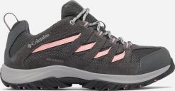Buty trekkingowe damskie Columbia Columbia Crestwood Waterproof 2099881089 szary 37,5. Szare obuwie trekkingowe damskie Columbia, bez zapięcia. Za 305.86 zł.