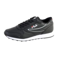 Trenerzy Fila Orbit Low. Czarne obuwie sportowe damskie Fila, bez wzorów, bez zapięcia, do biegania. Za 243.78 zł.