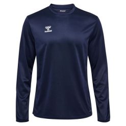 Bluza Hummel Essential. Niebieskie bluzy męskie Hummel, bez wzorów, z materiału, sportowe, bez ramiączek, bez kaptura. Za 152.50 zł.