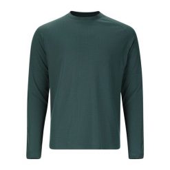 Dżersej z długim rękawem Endurance. Zielone bluzy męskie Endurance, bez wzorów, z dżerseju, sportowe, bez ramiączek, bez kaptura. Za 179.00 zł.