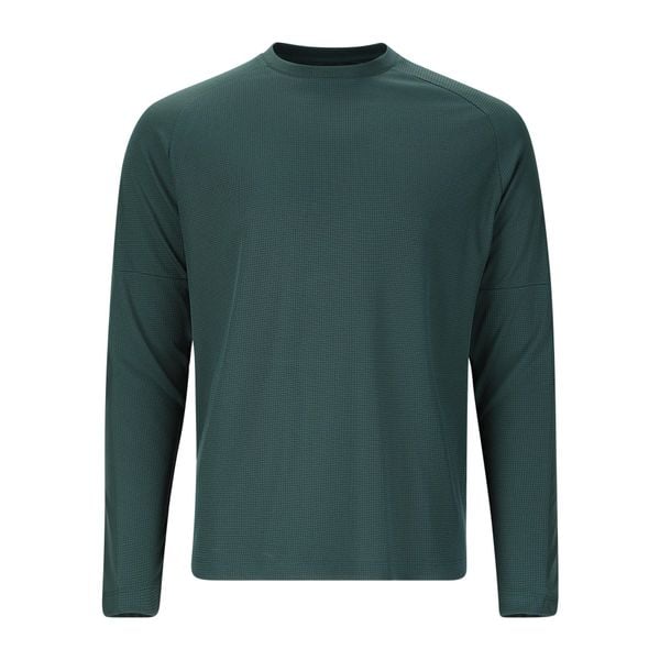 Dżersej z długim rękawem Endurance. Zielone bluzy męskie Endurance, bez wzorów, z dżerseju, sportowe, bez ramiączek, bez kaptura. Za 179.00 zł.