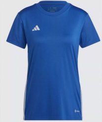 Adidas Koszulka adidas Tabela 23 Jersey W H44533. Bluzki damskie Adidas, bez wzorów, z jersey, bez kołnierzyka, bez ramiączek. Za 73.11 zł.