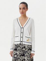 Luisa Spagnoli Kardigan Canaria 100003 Écru Regular Fit. Kardigany damskie Luisa Spagnoli, m, bez wzorów, z syntetyku, bez kołnierzyka. Za 839.99 zł.