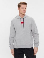 Hugo Bluza Daratschi214 50458700 Szary Regular Fit. Szare bluzy męskie Hugo, l, bez wzorów, z bawełny, bez ramiączek, bez kaptura. Za 419.00 zł.