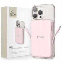 TECH-PROTECT PB31 LIFEMAG MAGSAFE POWER BANK 10000MAH PINK. Różowe powerbanki TECH-PROTECT. Za 94.46 zł.