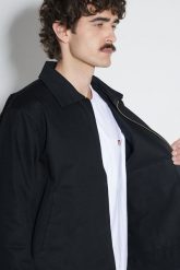Kurtka Ben Davis Eisenhower BLACK. Czarne kurtki męskie Dickies, m, bez wzorów, bez kaptura. Za 443.28 zł.