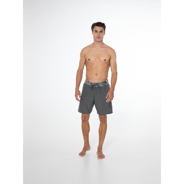 Szorty kąpielowe męskie Protest PRTESTEVO. Szare kąpielówki męskie Protest, l, bez wzorów. Za 269.99 zł.