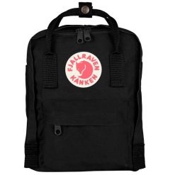 Plecak sportowo-turystyczny Kanken Mini. Zielone plecaki męskie Fjällräven, bez wzorów, sportowe. Za 399.00 zł.