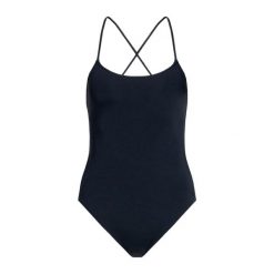 Strój kąpielowy jednoczęściowy damski ROXY Beach Classics. Szare stroje kąpielowe damskie Roxy, xs, bez wzorów, z elastanu. Za 149.99 zł.