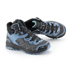 Buty wysokie trekkingowe damskie Alpine Pro Cerne 2 Vibram. Niebieskie obuwie trekkingowe damskie Alpine Pro, ze skóry, bez zapięcia. W wyprzedaży za 599.00 zł.