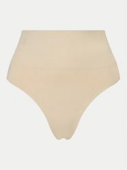 LAUREN RALPH LAUREN Stringi 4L0065 Beżowy. Brązowe majtki damskie Lauren Ralph Lauren, z syntetyku. Za 89.99 zł.