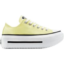 Adidasy Converse Ct As Lift Double Stack, Dla obu płci. Żółte obuwie sportowe damskie Converse, bez wzorów, z tkaniny, bez zapięcia. Za 398.95 zł.