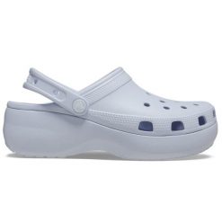 Klapki damskie Crocs CLASSIC PLATFORM CLOG. Białe klapki damskie Crocs, bez wzorów, bez obcasa, bez zapięcia. Za 310.25 zł.