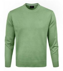 Klasyczny Wełniany Sweter, Okrągły Dekolt (U-Neck) - Pako Jeans - Miętowa Zieleń. Zielone swetry męskie Pako Jeans, l, bez wzorów, z jeansu, biznesowe, bez kołnierzyka, bez ramiączek. Za 169.00 zł.