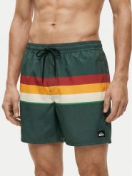 Quiksilver Szorty kąpielowe Everyday Printed Volley 15 EQYJV04219 Zielony Regular Fit. Zielone kąpielówki męskie Quiksilver, m, bez wzorów, z syntetyku. Za 189.99 zł.