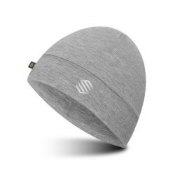 Czapka do biegania Fitness Siroko Helios Melange Gray. Szare czapki damskie SIROKO, bez wzorów, z tkaniny, sportowe. Za 127.00 zł.