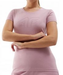 4f Koszulka Damska Bawełniana T-shirt Sportowy 4F F1163. Koszulki sportowe damskie 4F, bez wzorów, z bawełny, bez ramiączek. Za 24.50 zł.