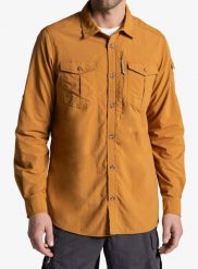 Koszula podróżnicza Craghoppers NosiLife Adventure LS Shirt III. Brązowe koszule męskie Craghoppers, m, bez wzorów, z materiału, eleganckie, bez kołnierzyka, bez ramiączek. Za 545.00 zł.