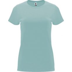 Damska Koszulka Z Krótkim Rękawem Capri. Niebieskie bluzki damskie ROLY, xl, bez wzorów, sportowe, bez kołnierzyka, bez ramiączek. Za 31.99 zł.