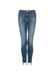 Guess Jeansy "Super High Skinny" | W2RA03 D4KJ1 | Kobieta | Niebieski. Niebieskie jeansy damskie Guess, z aplikacjami, z bawełny, eleganckie. W wyprzedaży za 299.00 zł.