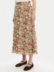 Luisa Spagnoli Spódnica midi Tenente 541989 Beżowy Regular Fit. Brązowe spódnice damskie Luisa Spagnoli, s, bez wzorów, z syntetyku, midi. Za 869.99 zł.