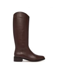 LAUREN RALPH LAUREN Kozaki 802P12995003 Brązowy. Brązowe kozaki damskie Lauren Ralph Lauren, bez wzorów, bez obcasa, na płaskiej podeszwie, bez zapięcia. Za 1,599.00 zł.