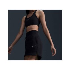 Biustonosz sportowy Nike średnie wsparcie. Czarne bielizna sportowa damska Nike, xs, bez wzorów, z materiału, dri-fit (nike). Za 135.00 zł.