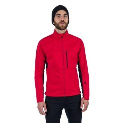 Kurtka Rossignol męska Genetys JKT czerwona. Czerwone kurtki męskie Rossignol, na zimę, l, bez wzorów, z materiału, eleganckie, bez kaptura. Za 359.00 zł.