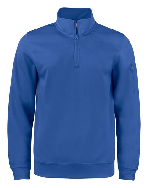 Clique Basic Active Half Zip bluza 100% poliester – Royal Blue. Niebieskie bluzy damskie CLIQUE, s, bez wzorów, z poliesteru, bez ramiączek, bez kaptura. Za 172.64 zł.