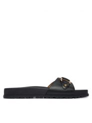 LAUREN RALPH LAUREN Klapki 802982883002 Czarny. Czarne klapki damskie Lauren Ralph Lauren, bez wzorów, ze skóry, bez obcasa, bez zapięcia. Za 629.99 zł.