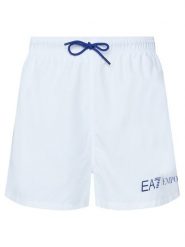EA7 Emporio Armani Szorty kąpielowe 7M002000 AF13049 M0304 Biały Regular Fit. Białe kąpielówki męskie EA7 Emporio Armani, m, bez wzorów, z syntetyku. Za 279.99 zł.