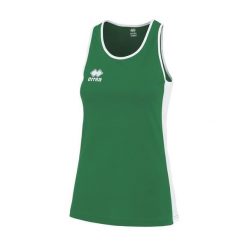 Damski tank top Errea Rachele. Białe topy damskie ERREA, bez wzorów, bez kołnierzyka, bez ramiączek. W wyprzedaży za 111.50 zł.