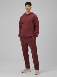 4F Spodnie dresowe męskie - burgundowe XL. Czerwone spodnie sportowe męskie 4F, m, bez wzorów, z bawełny. Za 199.99 zł.