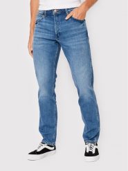 Wrangler Jeansy Greensboro W15QJX21Y 112322662 Niebieski Regular Fit. Niebieskie jeansy męskie Wrangler, z bawełny. Za 259.99 zł.