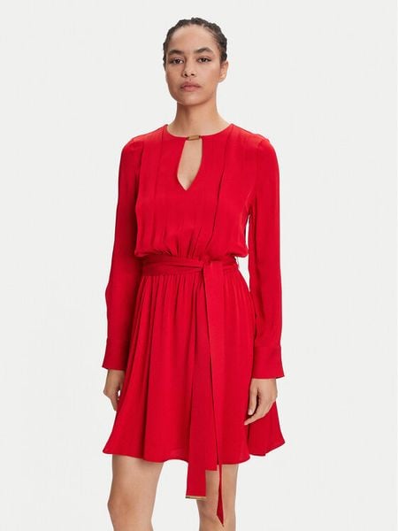 Marciano Guess Sukienka koktajlowa 5YGK33 7356A Czerwony Regular Fit. Czerwone sukienki damskie Marciano Guess, z aplikacjami, z wiskozy, wizytowe, bez kołnierzyka, bez ramiączek. Za 759.99 zł.