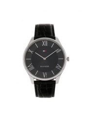 Tommy Hilfiger Zegarek Becker 1710516 Czarny. Czarne, analogowe zegarki męskie Tommy Hilfiger, bez wzorów. Za 489.99 zł.