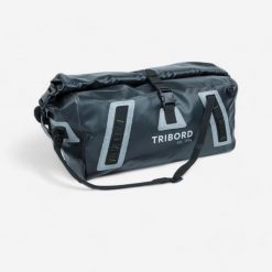 Torba podróżna żeglarska Decathlon Sailing 60 l szczelna. Czarne torby podróżne damskie Decathlon, bez wzorów, z materiału. Za 249.99 zł.