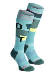 Skarpety narciarskie damskie Ortovox Freeride Long Socks Cozy. Niebieskie skarpetki damskie ORTOVOX, bez wzorów, z elastanu. Za 174.79 zł.