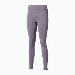 Legginsy do biegania damskie Mizuno Active Warmalite Long. Szare legginsy damskie Mizuno, bez wzorów. Za 149.99 zł.