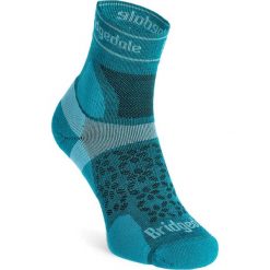 Damskie skarpety Trail Run Bridgedale Ultralight T2 Merino. Zielone skarpetki damskie Bridgedale, bez wzorów. Za 87.99 zł.